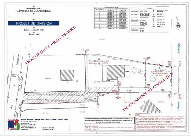 Terrain à vendre - 412 m2 - Couternon - 21 - BOURGOGNE